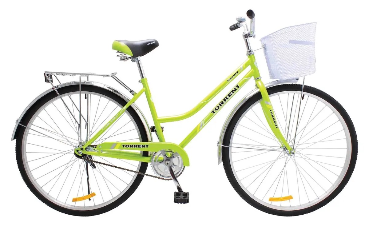Велосипед Torrent Ussury рама 18" 28д+корзина в Мегамаркете BSF 