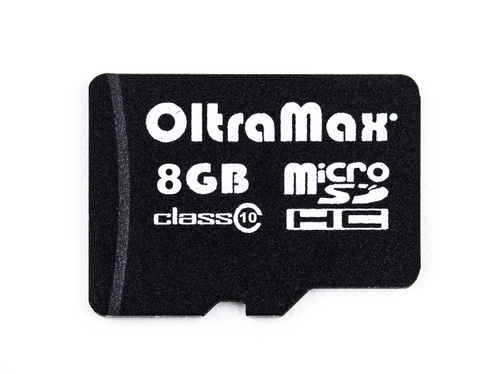 Flash OltraMax SD 8 Gb Micro Class10 без адаптера в Мегамаркете BSF 