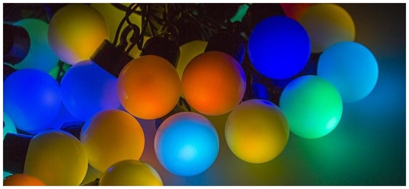 Гирлянда NEON-NIGHT 303-569 LED-шарики 5м RGB в Мегамаркете BSF 