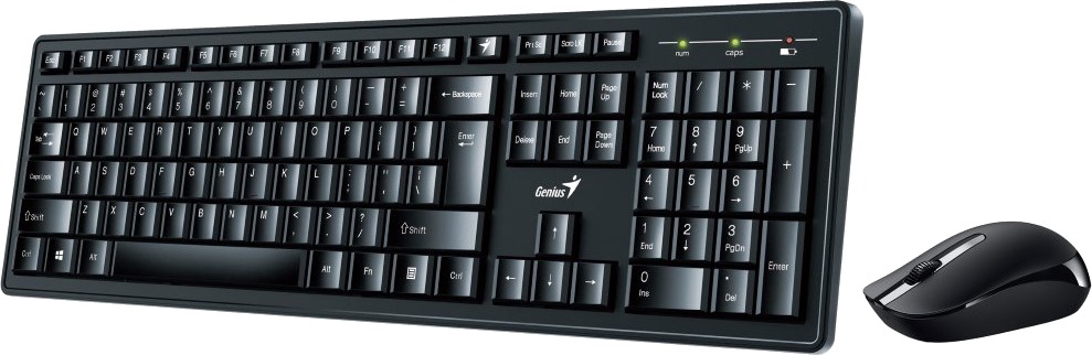 Клавиатура+Мышь Genius KM-8200 Black в Мегамаркете BSF 